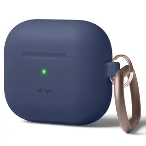 Silikona pakaramais maciņš AirPods 3 no Elago — indigo, silikona aizsargmaciņš ar cilpu