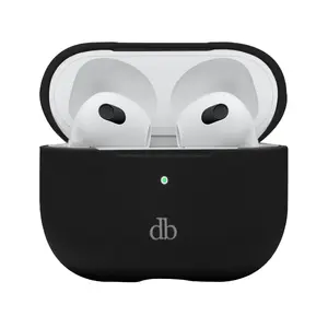Maciņš AirPods (3. paaudze) d bramante — Costa Rica silikona, Night Black, 18 g