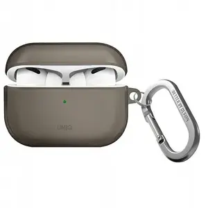 Aizsargvāciņš Uniq priekš Apple AirPods Pro 2 — Glase glossy smoke, modelis UNIQ826