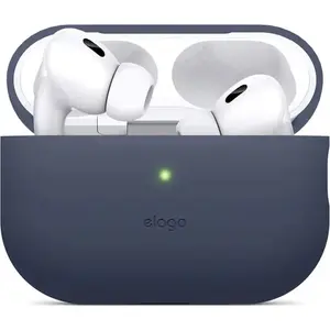 Silikona aizsargmaciņš AirPods Pro 2 no Elago — modelis EAPP2CSC-OR-JIN, tumši zils