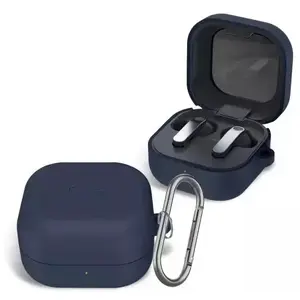 Tech-Protect silicone hook for Samsung Galaxy Buds 4 / 4 Pro — navy blue