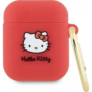 Sourcing silicone protective cover for AirPods Pro 2 (2022/2023) — fuchsia 3D Hello Kitty head