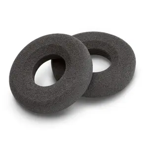 Foam ear cushions for Poly Blackwire C310/C320 (2 pieces), black, replacement set
