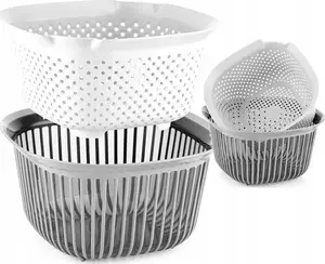 Bucket with Strainer 3 L, Katex — square shape, 3-litre capacity