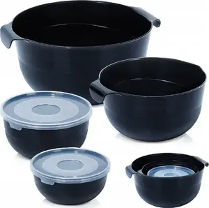Kitchen mixing and beating bowl set Vilde 6-piece with lids