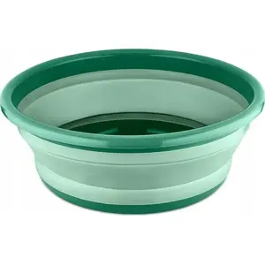 Silicone Collapsible Bowl Katex 9 L, round, mint