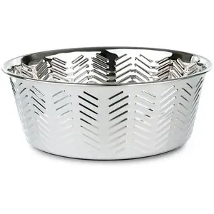 Bowl barry king with leaf pattern, non-slip surface, 21 cm diameter, 1.9 L capacity