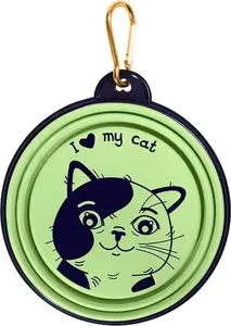 Bļoda kaķiem Ambition — keramikas 'I love my cat'
