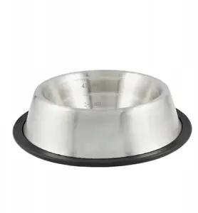 Pet Bowl with Measuring Scale Lumarko BK-18438, Non-Slip Surface, 0.95 L