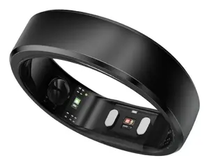 Smart ring activity tracker FIXED RingConn Gen 2 — round IP68, black, 12-day Li‑Ion battery, 16.5 mm, 3 g