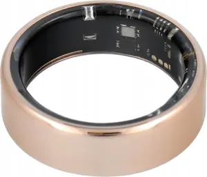 Smart ring OEM R11M with charging station, stainless steel, size 12 (21.4 mm), gold