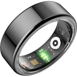 Smart ring Powerton WPSR02-B12 — black, stress monitoring, heart rate sensor, sleep tracker, size 12