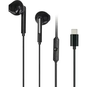 Austiņas Awei PC-7T stereo ar vadu USB-C 1,2 m melnas
