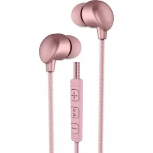 Wired earphones Audeeo Metallic Wired Earphones 2 (rose gold) - Audeeo AO-EP2/SR