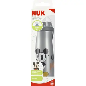 Детский спортивный поильник Nuk с рисунком Mickey 450 мл, модель 10255413MI, противопроливающийся