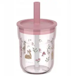 Children's Drinking Cup with Straw Mepal Mio 250 ml Fairy Garden