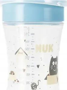 Bērnu krūze Nuk KUBEK 230 ml MAGIC 8+ mēn, zils (modelis 10255684)