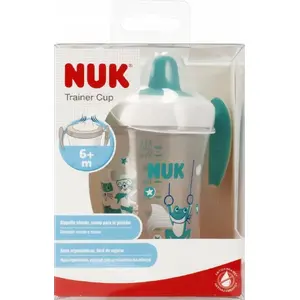 Barošanas krūzīte Nuk Evo Magic Cup 230 ml — bērnu krūzīte ar pretizliešanas vārstu, mīksts knupītis