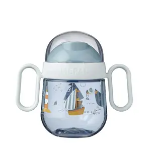 Поильник MyBaby MIO Sailors Bay 200 мл — детский стаканчик с крышкой против проливания