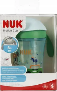 Поильник Nuk Motion Cup 230 мл — Nuk 10255639ZI, чашка для ребёнка с защитой от проливания