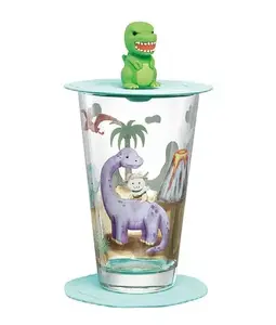 Bērnu stikla krūze LEONARDO Bambini Aventura 300 ml — koniska, Ø 80 mm, augstums 150 mm
