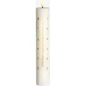 Decorative Christmas Candle Sirius Sille Calendarcandle Ø4.8×H28.9 cm Special Edition 2024