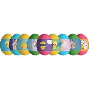 Heat-Shrink Egg Sleeves 9 pcs, Arpex — shrink film sleeves for egg packaging