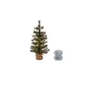 Светодиодная декоративная ёлка Frendo Sirius Home Alvin Tree, зелёная, 20 LED, тёплый белый, на батарейках, 600 мм