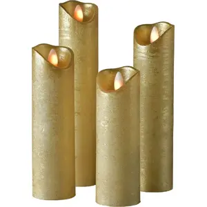 Decorative LED Candle Set SOMPEX Shine S-48900 — 4 Remote-Controlled Candles with Timer