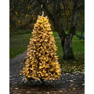 Pre-lit Christmas tree Konstsmide Sirius Home Anton with 195 LED lamps, Ø100 cm, H150 cm, 6 V, 2.4 W