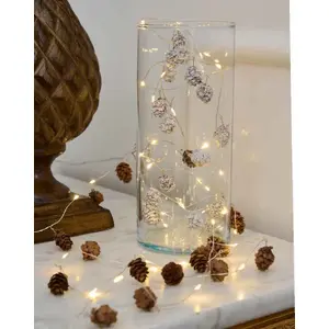 Sirius Molly Cone LED Light, 20 LEDs, Gold Finish, 25 cm