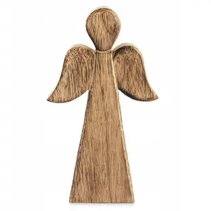 Wooden angel figurine No name Ori_351810, 13 x 24 cm