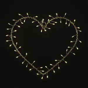 Decorative Christmas light Sirius Liva Cluster heart by Sirius, 60 LED lights