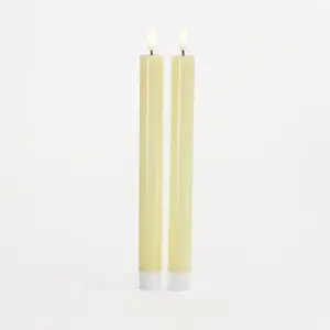 Tableware set Siri­us Sille Krone 2-piece, Ø2×25 cm, pale yellow