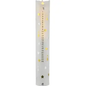 Decorative Christmas Candle Sirius Sara Kalenderlys by Sirius (model 24007)