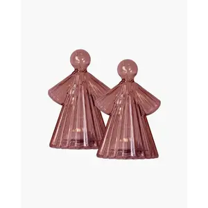 Light decoration figure Konstsmide Sirius Home 37625 — Bordeaux glass, 6 LED bulbs, battery-powered, 105 mm