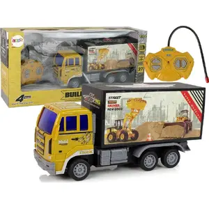 Remote Control Construction Truck LEANToys 1:24 Scale Yellow