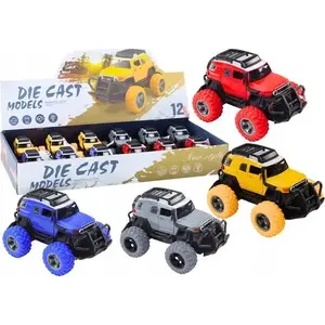 LEANToys remote-control off-road car 1:32 metal body rubber wheels lights sounds drive