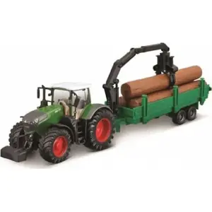 Wood transporter toy Fendt 1050 Vario by Bburago — scale/model unspecified, die-cast agricultural vehicle