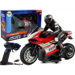 RC Racing Motorcycle LEAN Sport model 9071 — 2.4 GHz remote, 35 m range, red