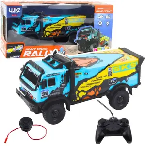 Remote Control Truck LEANToys model 23076 — blue, RC with sound