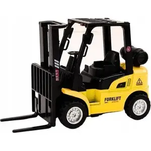 Toy Forklift LEANToys 18776 – metal friction-drive, yellow