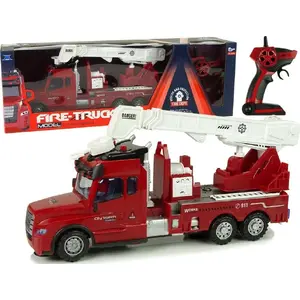 Remote-Control Fire Truck LEAN Sport 9712 – 2.4 GHz RC, Lights, Sounds, Red