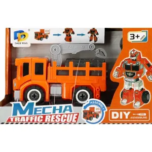 Toy Car Trailer Truck Mega Creative ROBOT DO SKREC AUTO CIEZAR 21x13x10 cm