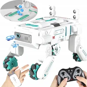 Remote-controlled Mars rover toy with handheld controller and gesture control - No name