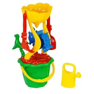 Summer set to sand N08 plastic beach toy set by b±czek, 7 pieces