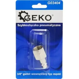 Pneumatic Quick Connector GEKO G03404 male 3/8" internal thread (blister pack)