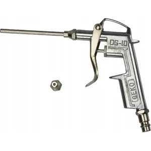 Air Blow Gun GEKO G01189 with Long Nozzle (100) — pneumatic cleaning tool