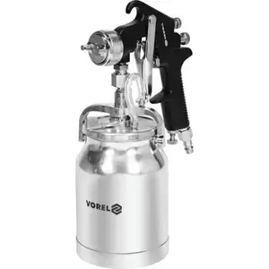 Краскопульт Vorel HVLP 1000 мл с нижним бачком, модель 80903
