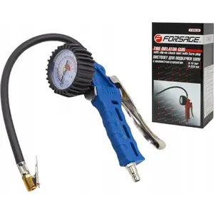 Air Tire Inflator Gun Forsage F-STG-29 with Pressure Gauge and Hose 0–16 bar